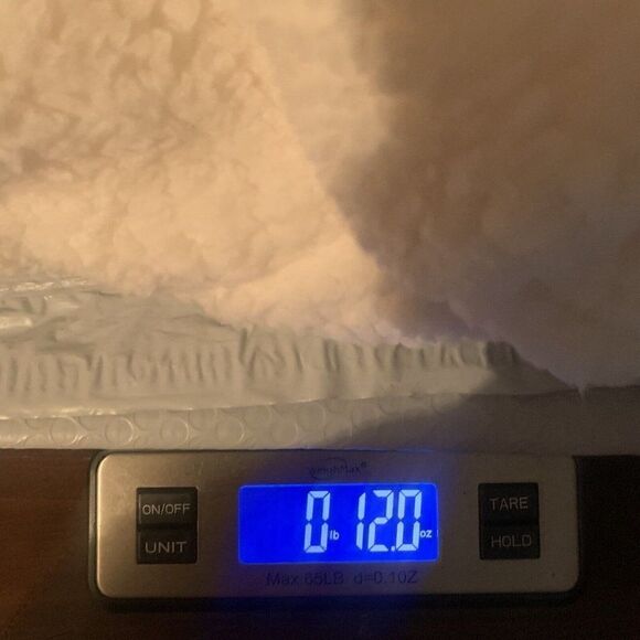 White teddy cardigan sweater Francescas Harmony Harper Heritage size small - Picture 9 of 9